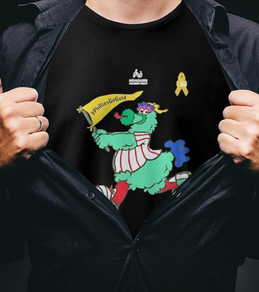 Nemours Childhood Partnership With Philadelphia Phillies #PhilliesGoGold T-Shirt