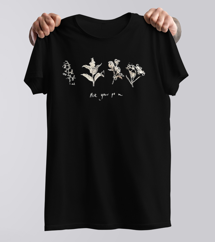 Pick Your Poison Botanical Illustrations T-Shirt