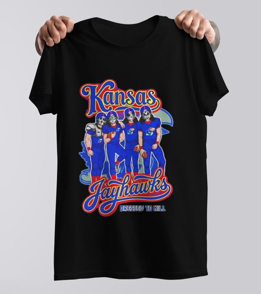 Kansas Jayhawks Dressed To Kill Football Players T-Shirt