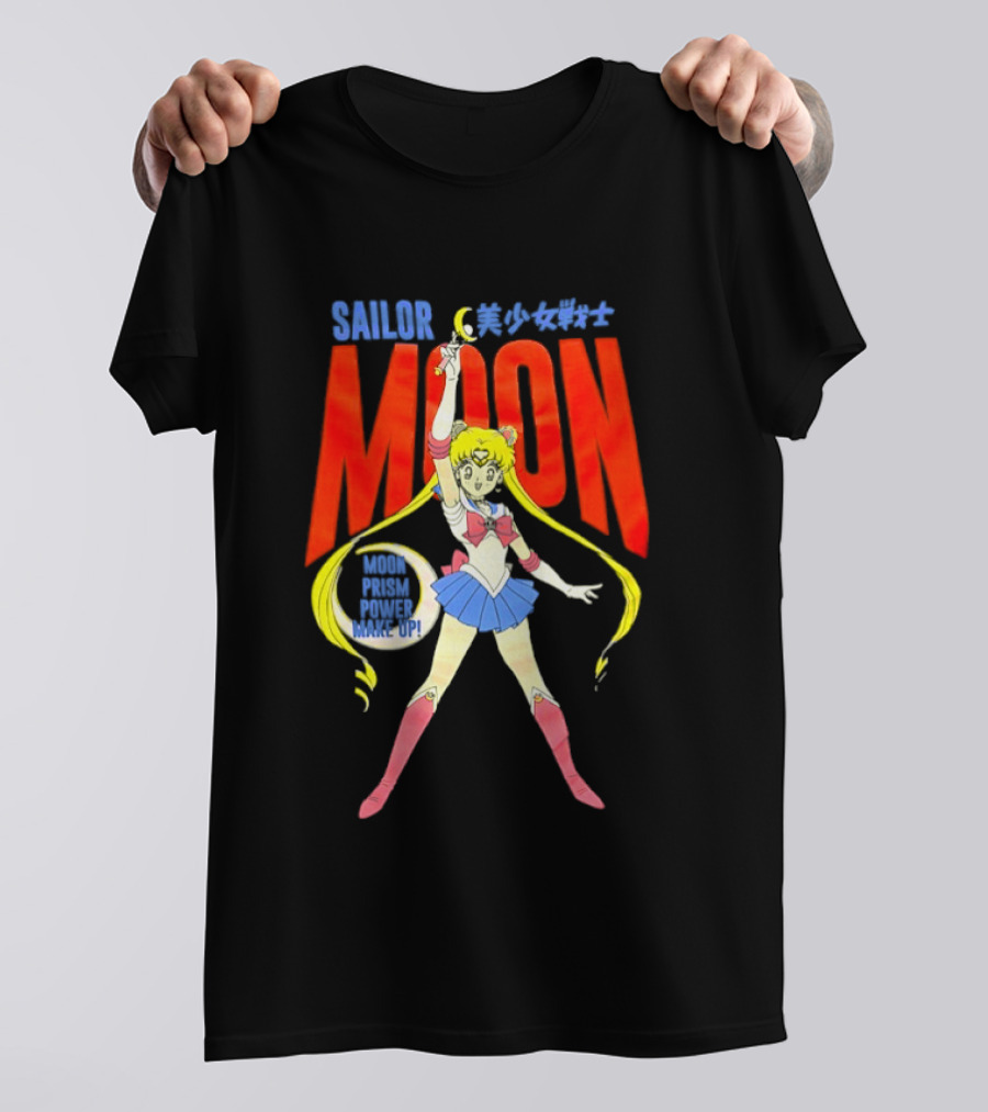 Sailor Moon Prism Power Make Up Anime Iconic Transformation T-Shirt