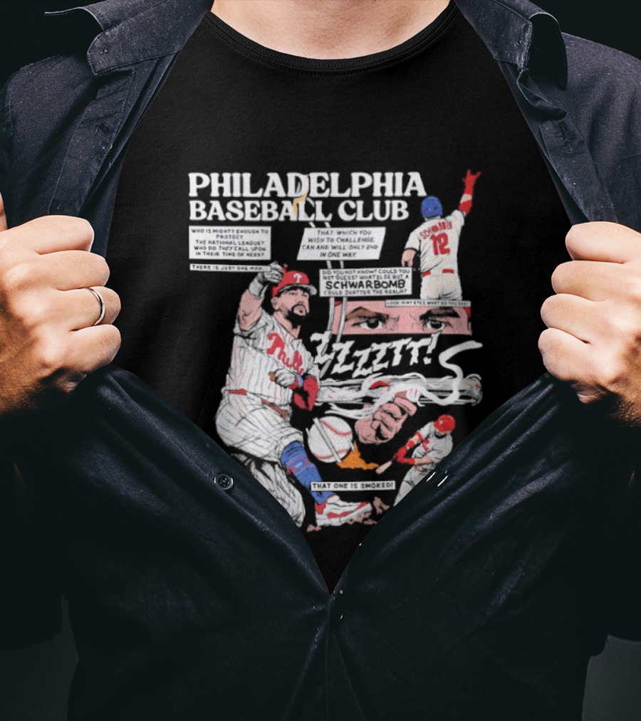 Philadelphia Baseball Club Schwarbomb Super Slugger T-Shirt