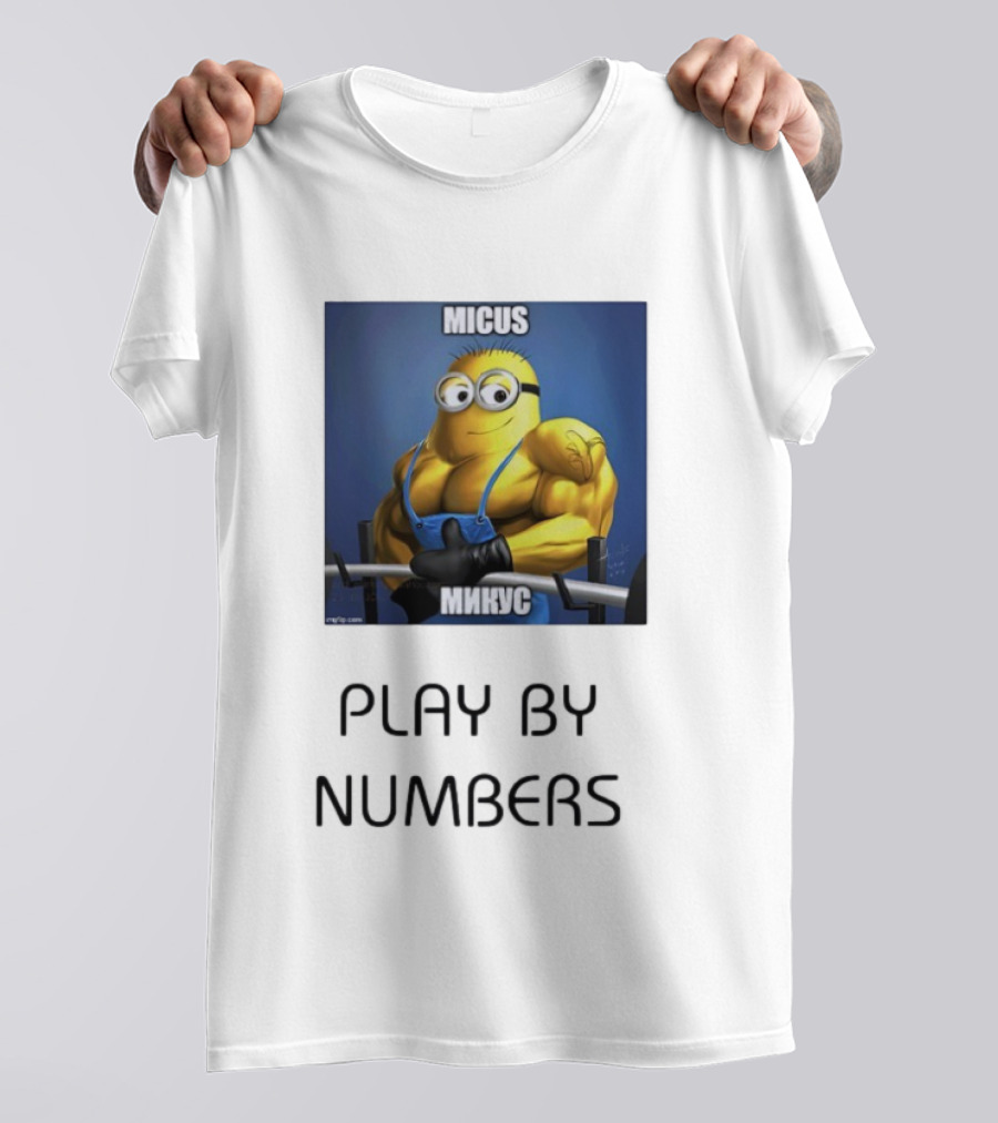 Micus Минькс Muscle Play By Numbers Minion T-Shirt
