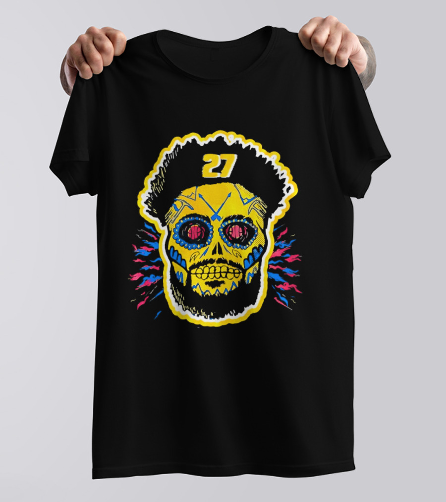 Jamal Murray Sugar Skull 27 Denver Nuggets Basketball T-Shirt