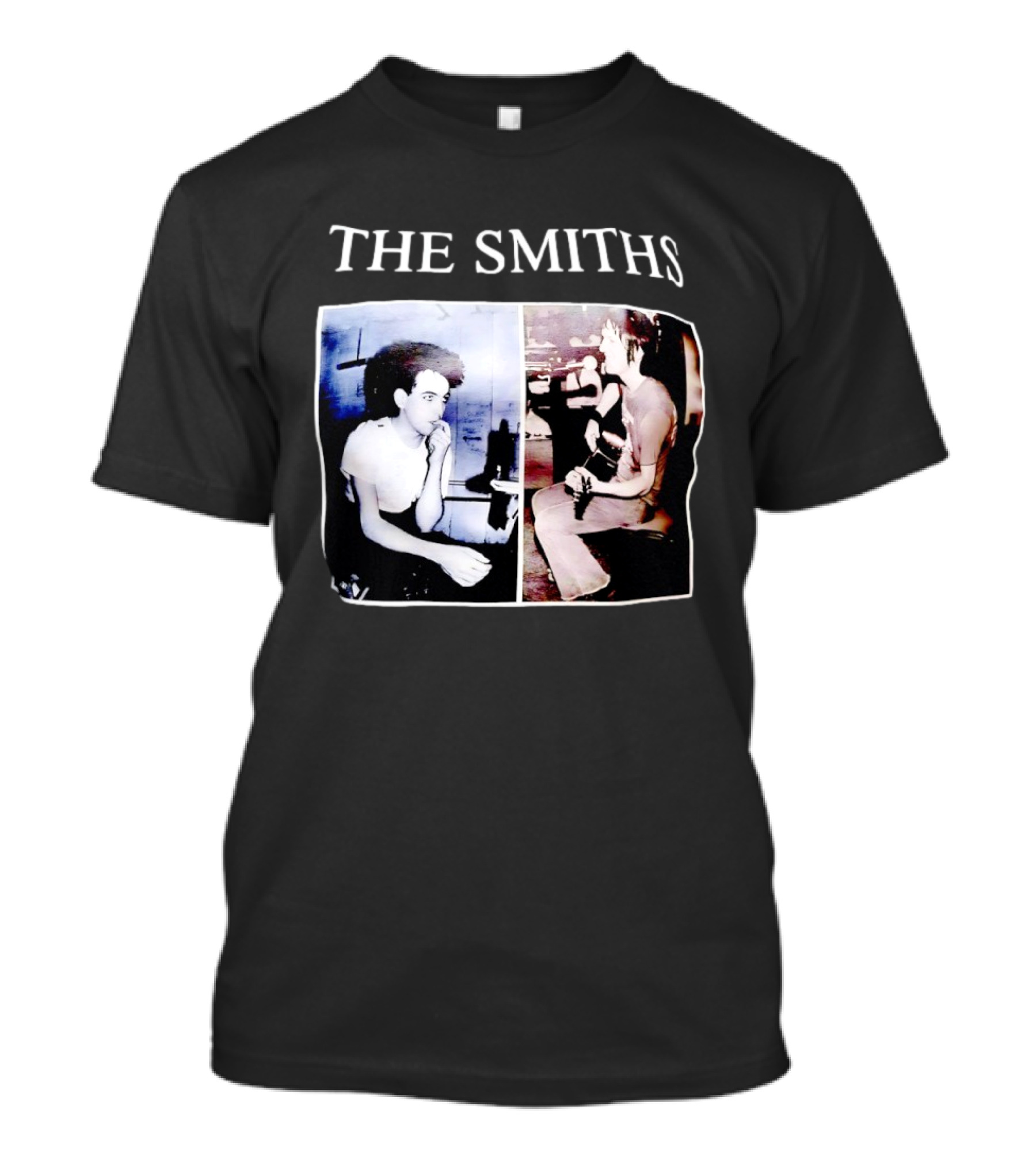 The Smiths Morrissey Johnny Marr Vintage Album Photo T-Shirt