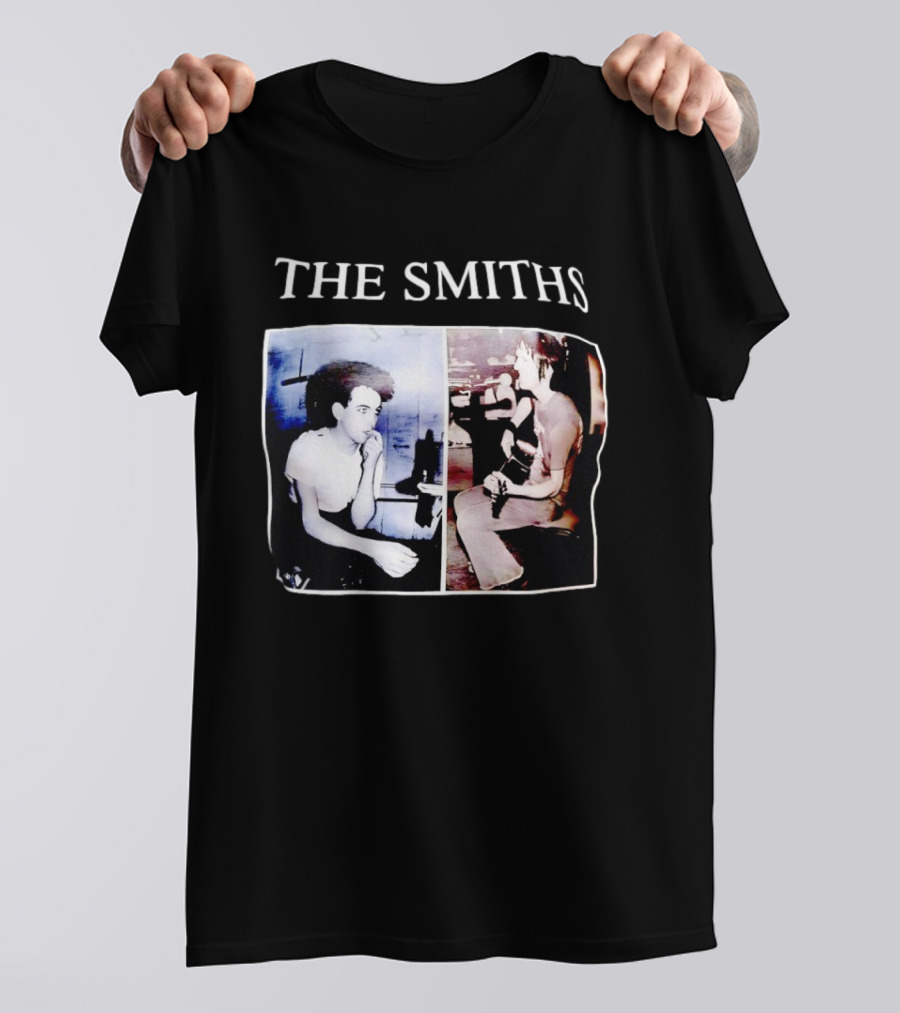 The Smiths Morrissey Johnny Marr Vintage Album Photo T-Shirt