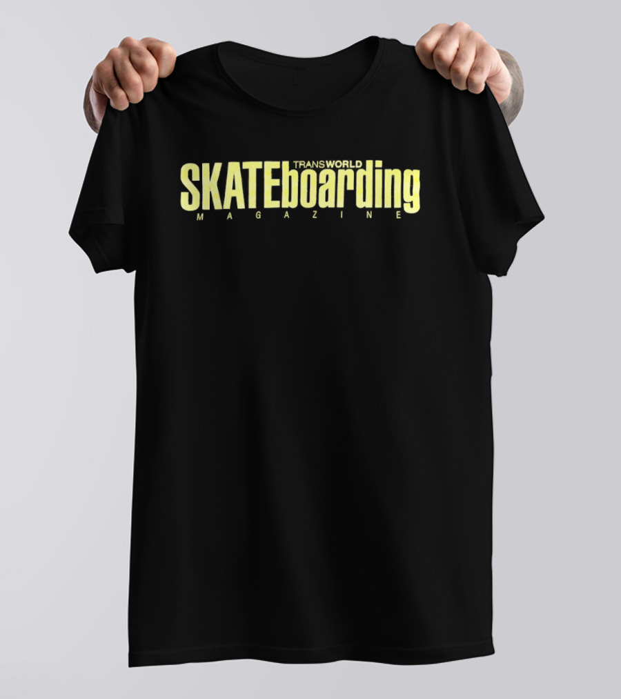 Transworld Skateboarding Magazine Classic Style Yellow T-Shirt