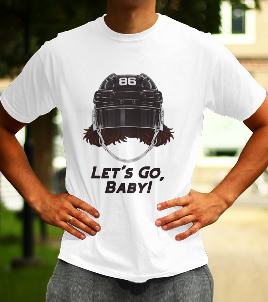 Jack Hughes Let’s Go Baby New Jersey Devils Hockey T-Shirt