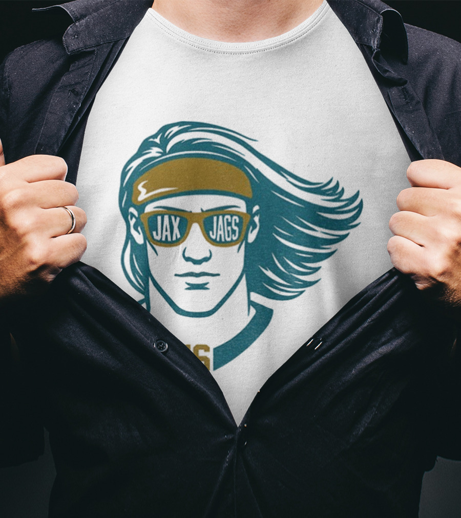 Trevor Lawrence Jax Jags Football Cartoon 16 T-Shirt