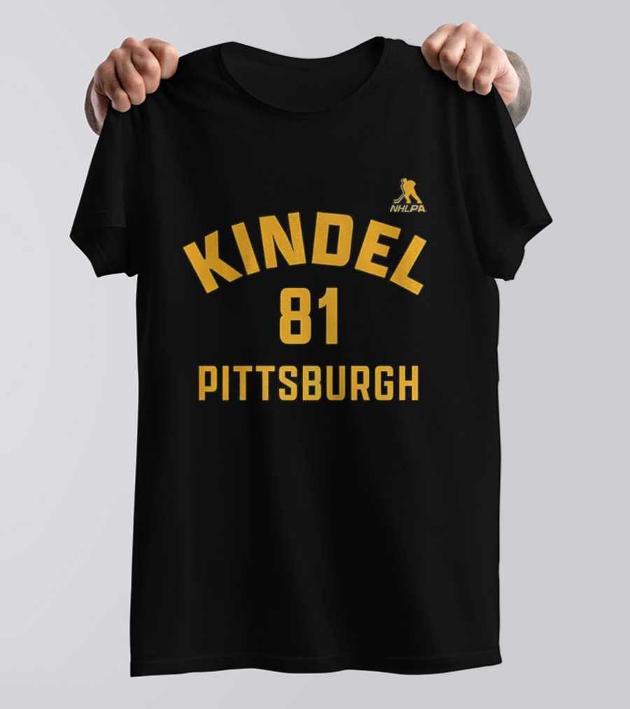 Pittsburgh Penguins 81 Kindel Name And Number Hockey Team T-Shirt