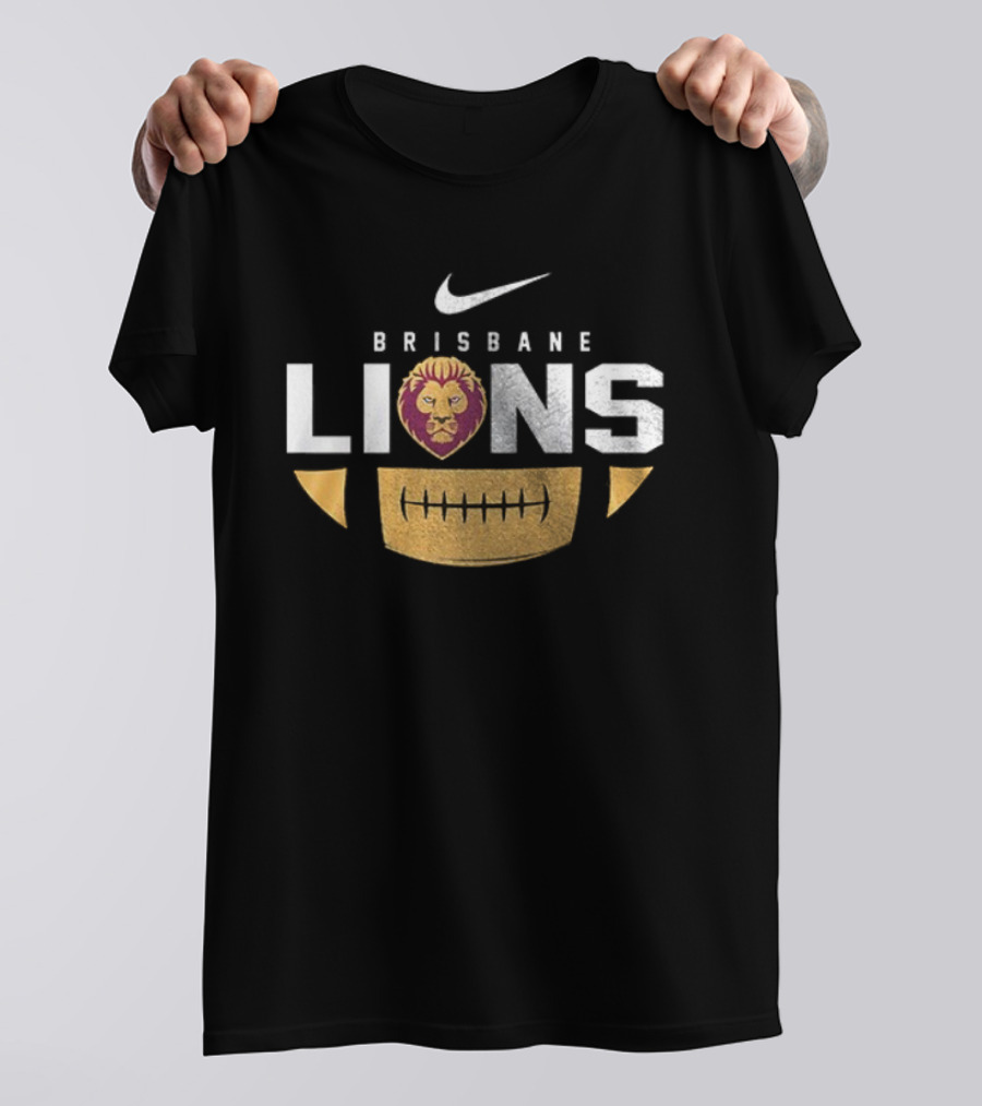 Brisbane Lions Nike Pride Of Brisbane Town Go Lions T-Shirt