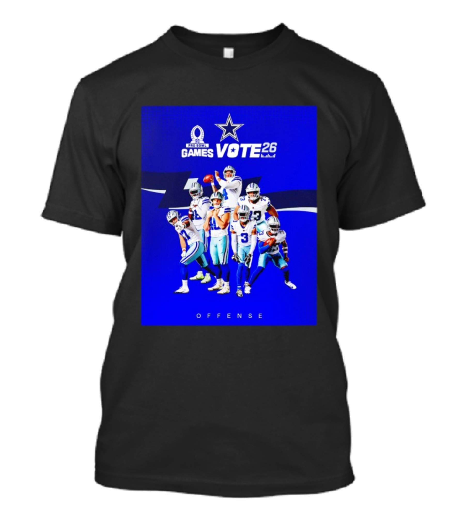 Dallas Cowboys Pro Bowl Games Vote 26 Offense T-Shirt