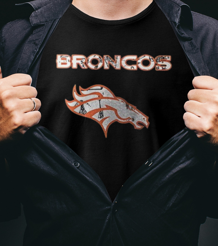 Denver Broncos Star Wars Darth Vader Broncos T-Shirt