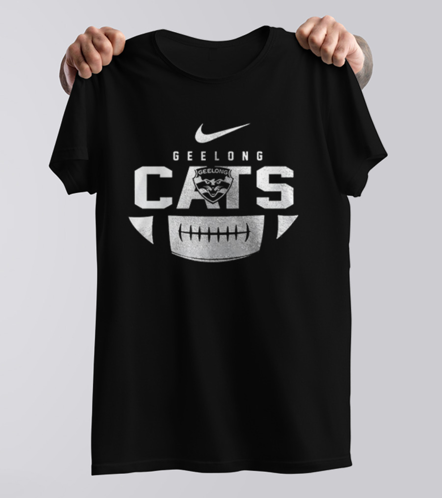 Geelong Cats Go Cats Nike Mascot Football T-Shirt
