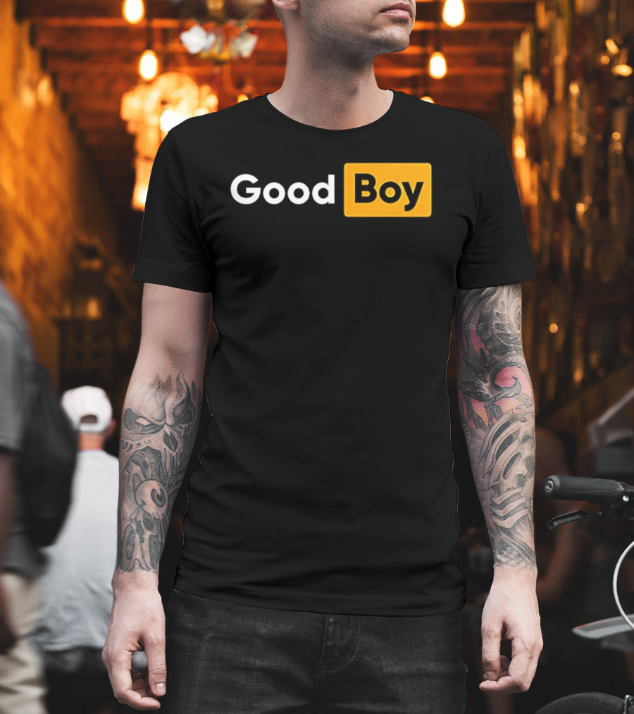 Good Boy Parody Block T-Shirt
