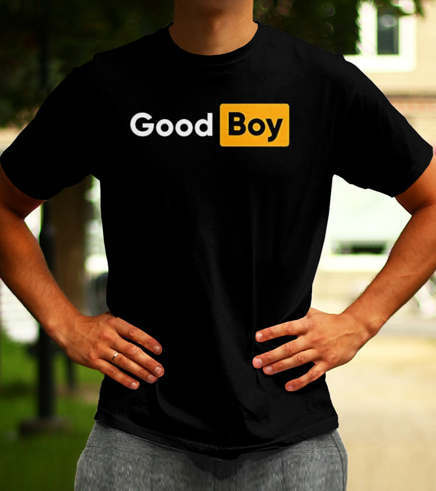 Good Boy Parody Block T-Shirt