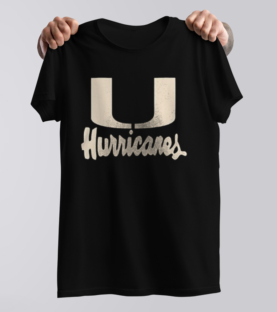 Miami Hurricanes U Logo Team Colors Est 1926 T-Shirt