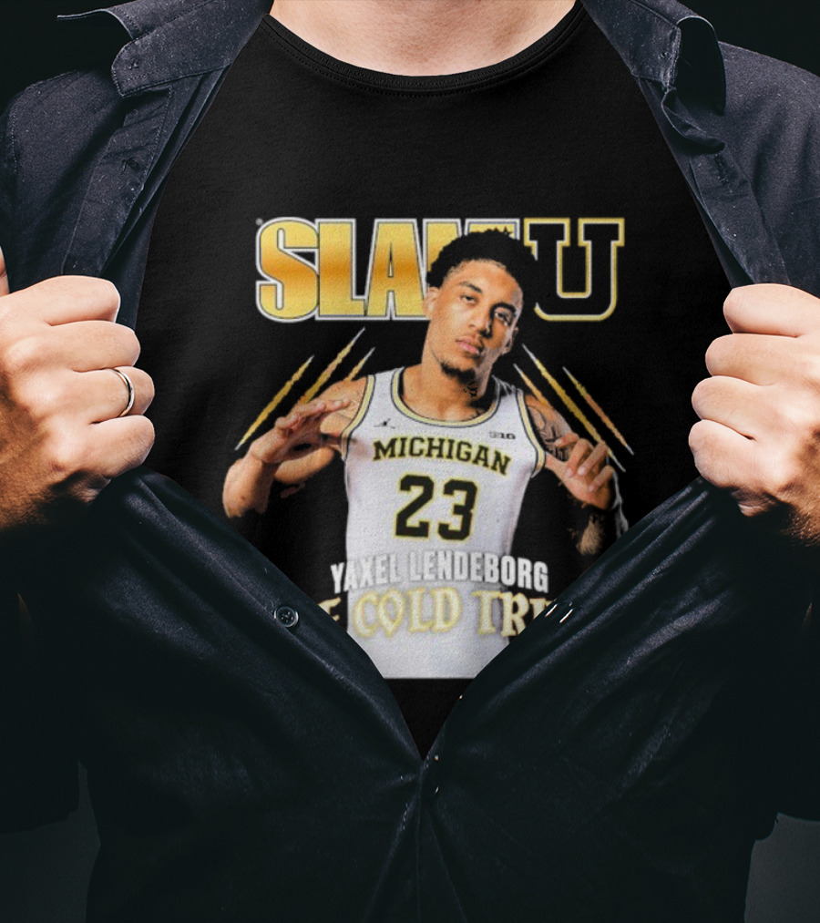 SlamU Yaxel Lendeborg Michigan 23 The Cold Truth T-Shirt