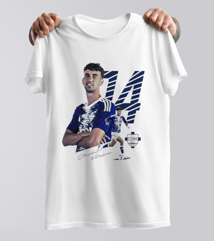 Jacobo Ramon 14 Como 1907 Players Collection Signature T-Shirt