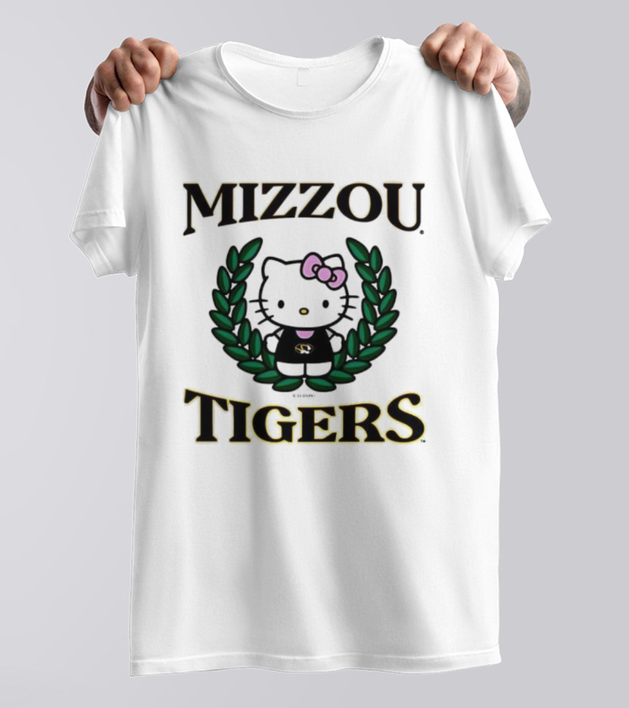 Mizzou Tigers Hello Kitty University Of Missouri Fan Collection T-Shirt