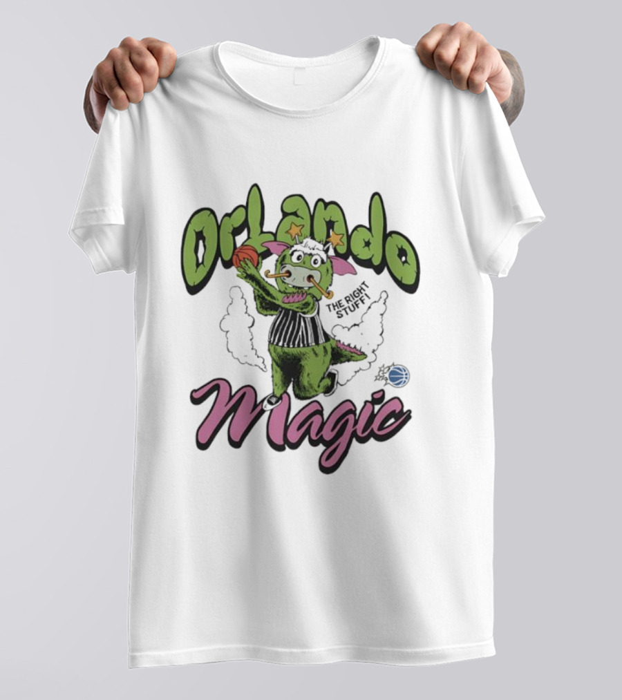 Orlando Magic The Right Stuff Mascot Basketball Creature T-Shirt
