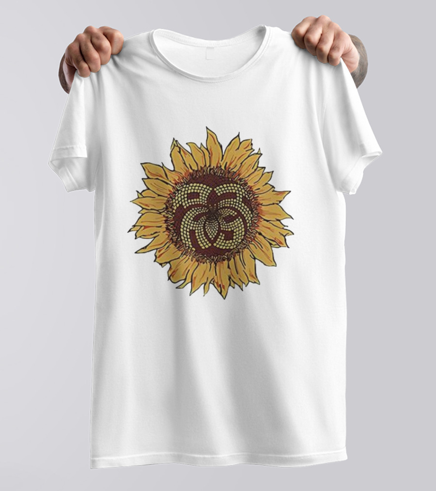 Sunflower Mosaic Pattern Aron Ralston T-Shirt