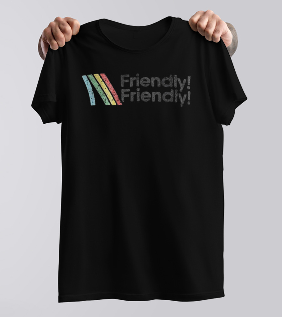 Arc Raiders Fanart Friendly Friendly Rainbow Stripes T-Shirt