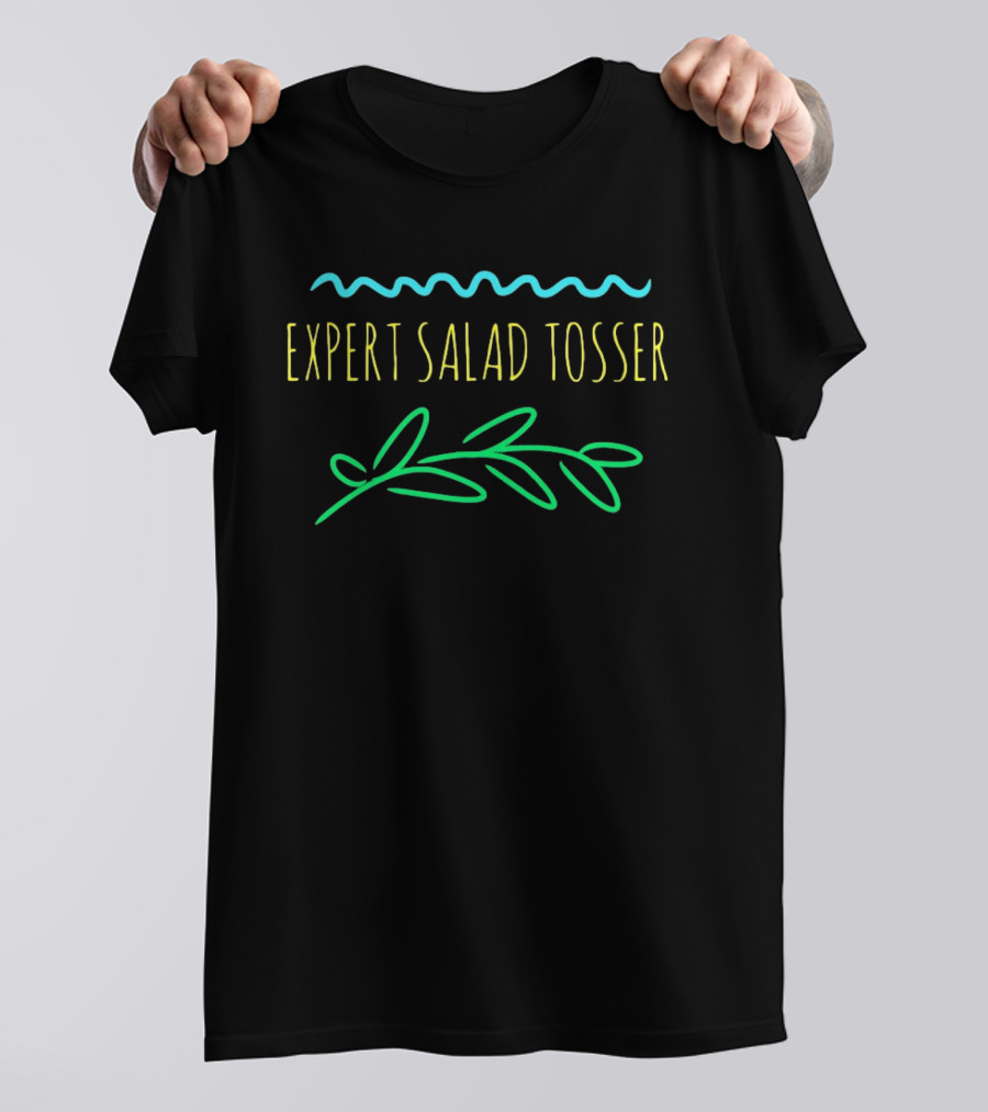 Expert Salad Tosser Wave Leaf T-Shirt