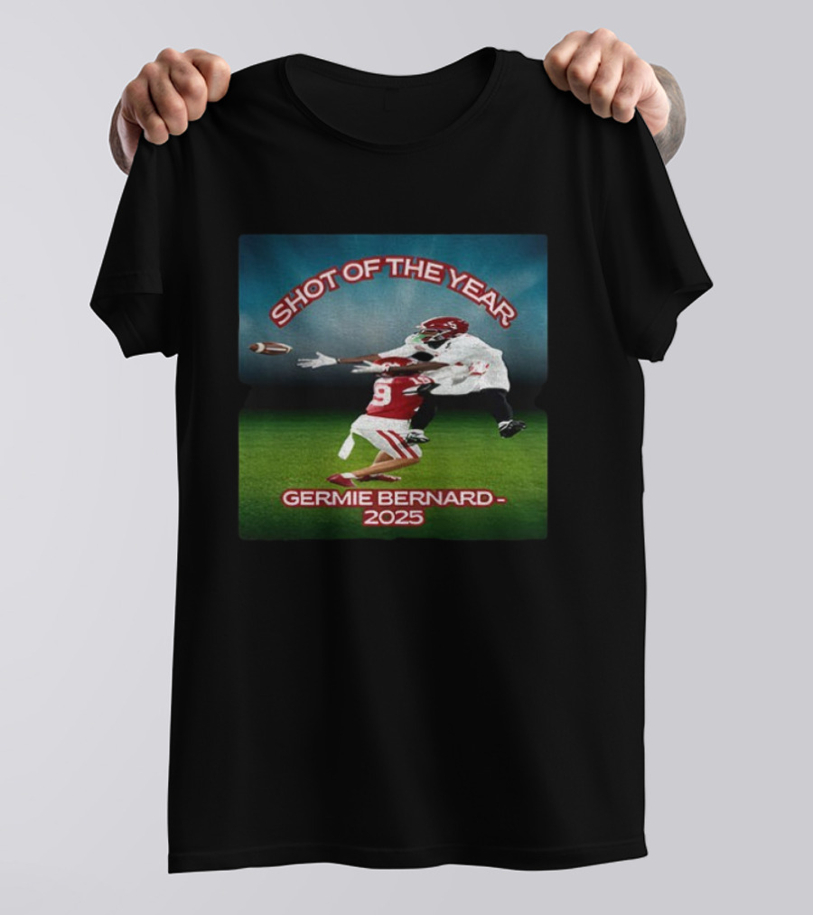 Germie Bernard Shot Of The Year 2025 Football T-Shirt