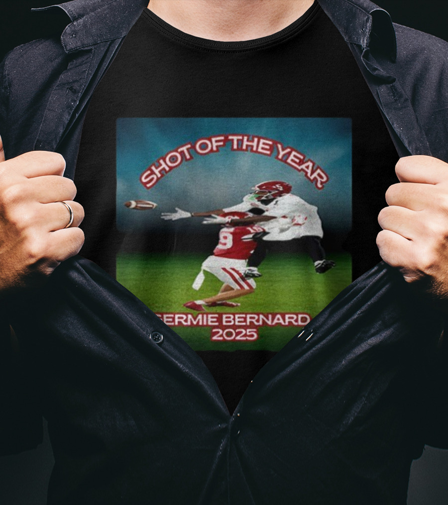 Germie Bernard Shot Of The Year 2025 Football T-Shirt