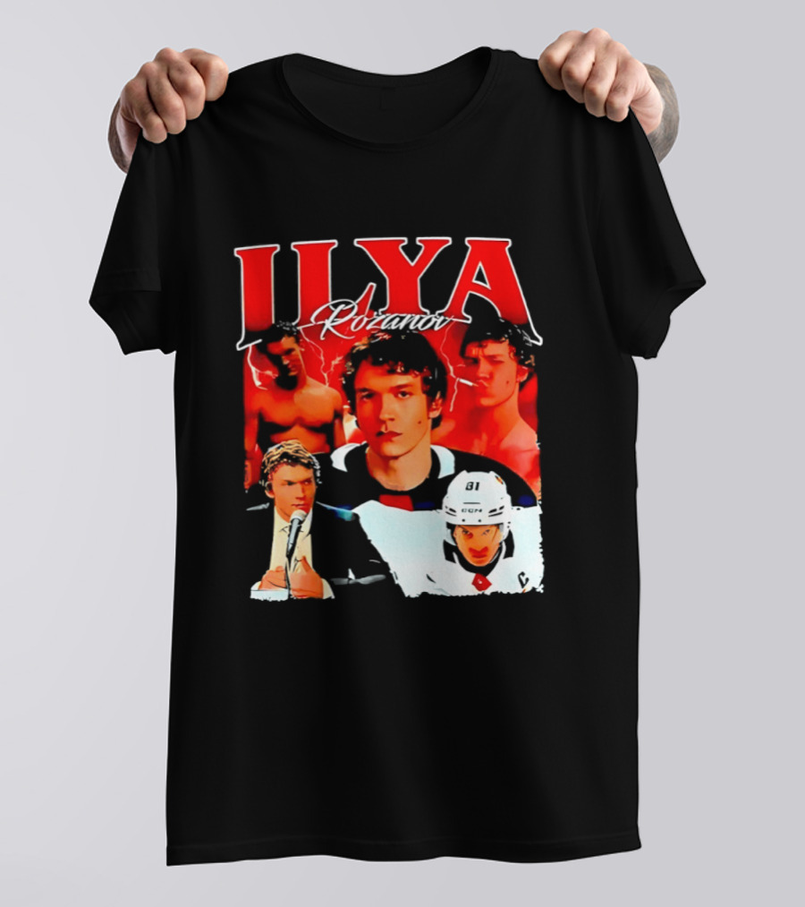 Ilya Rozanov Rivalry 90s Iconic Hockey Star T-Shirt