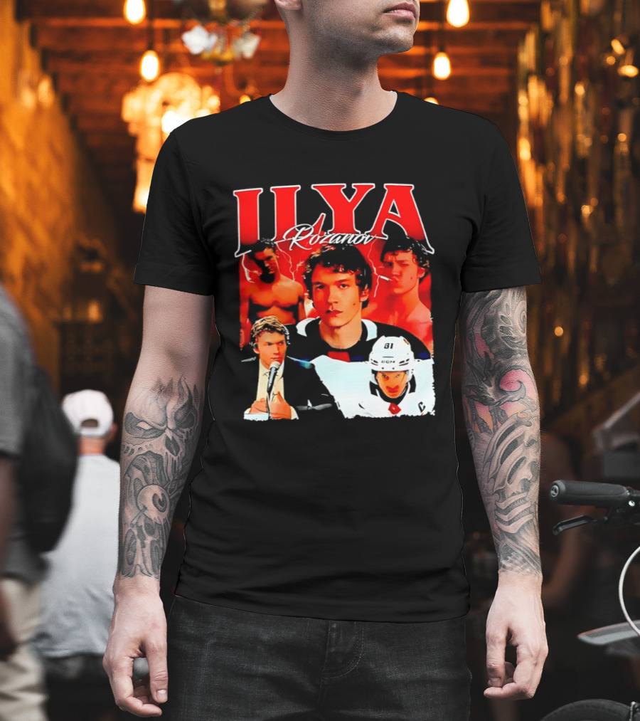 Ilya Rozanov Rivalry 90s Iconic Hockey Star T-Shirt