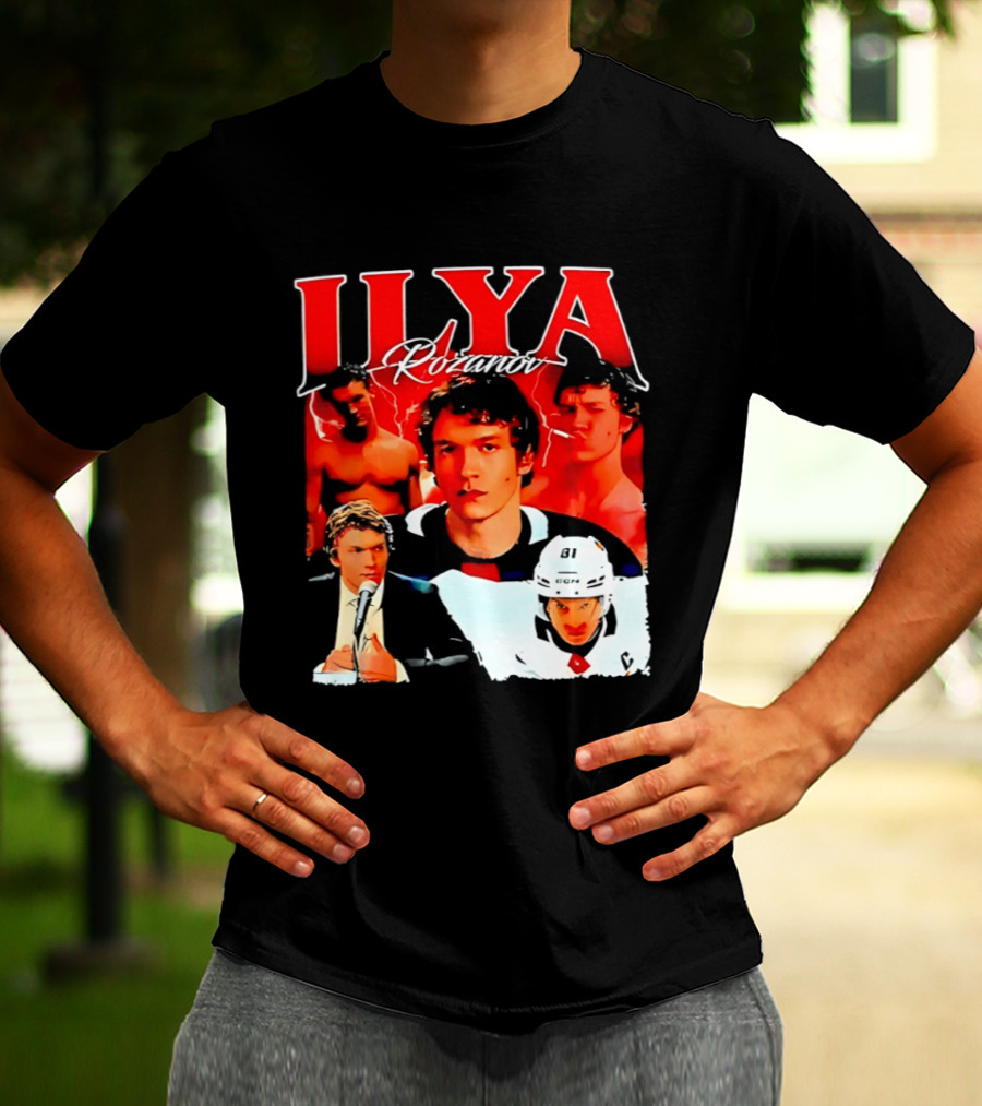 Ilya Rozanov Rivalry 90s Iconic Hockey Star T-Shirt