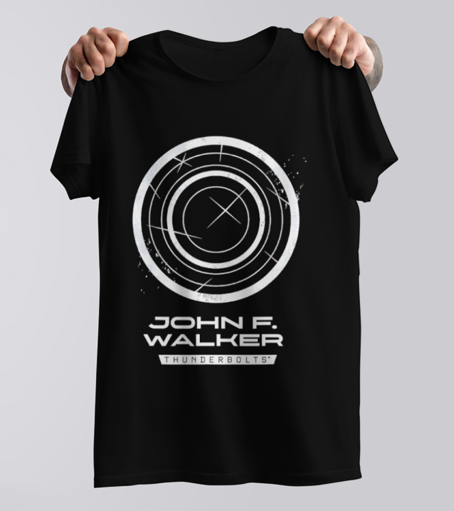 John F Walker Thunderbolts Shield T-Shirt