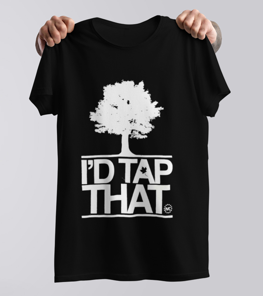 Tree I'd Tap That Pun With Maple Leaf T-Shirt