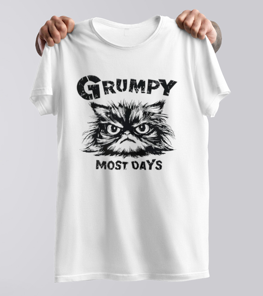 Grumpy Cat Most Days Mood Face T-Shirt