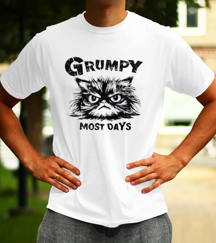 Grumpy Cat Most Days Mood Face T-Shirt