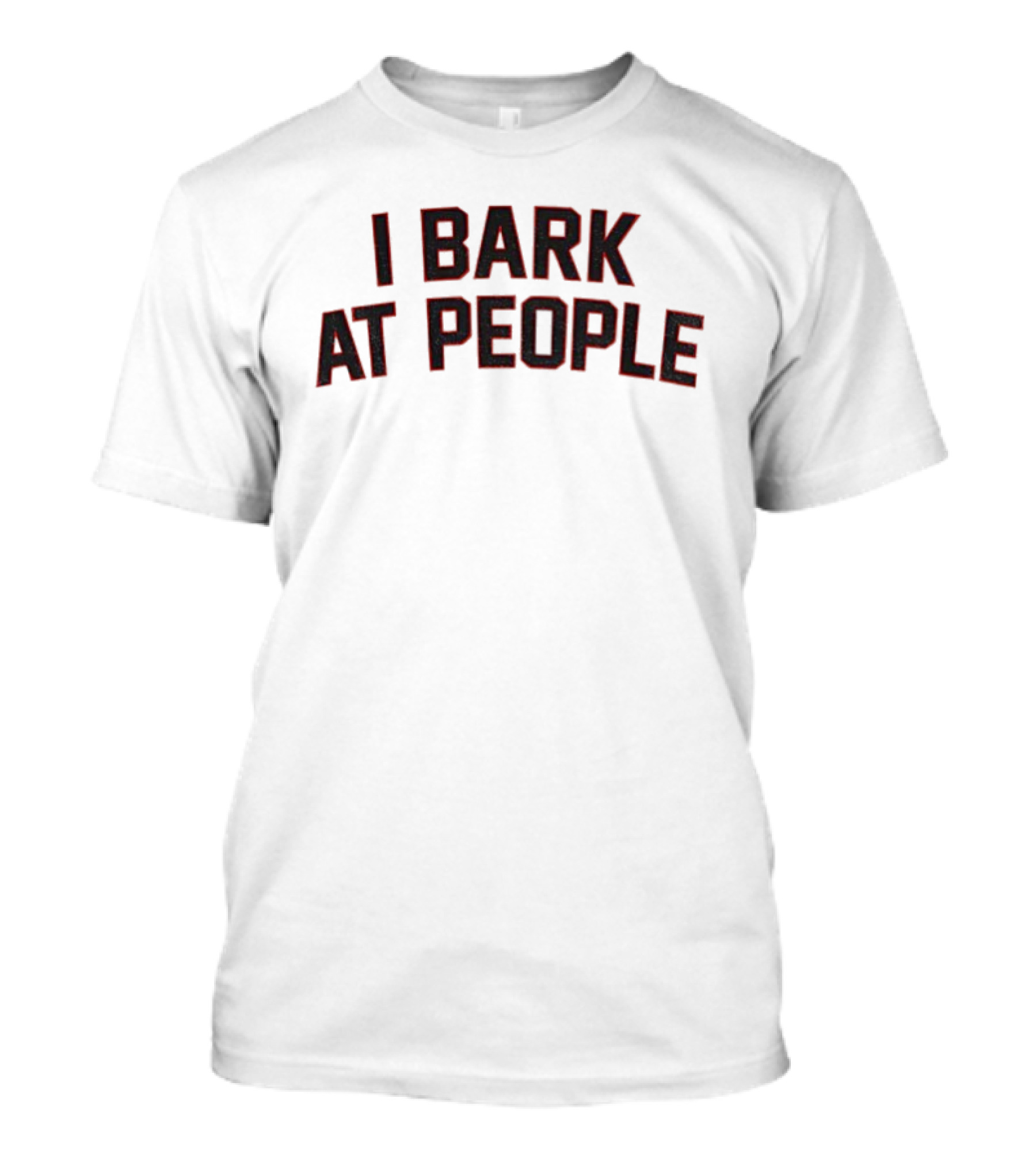 I Bark At People Georgia Bulldogs Fan T-Shirt