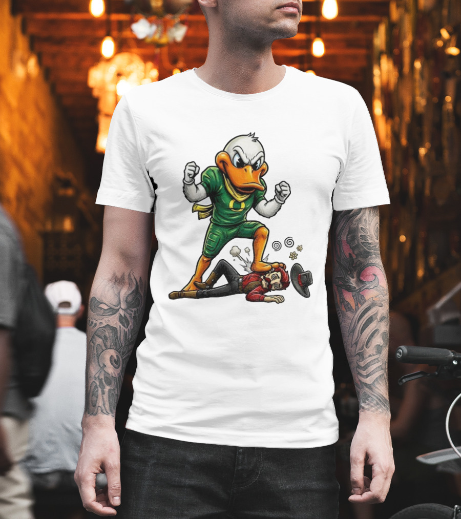 Oregon Ducks Defeat Texas Tech Orange Bowl Champs Victory T-Shirt