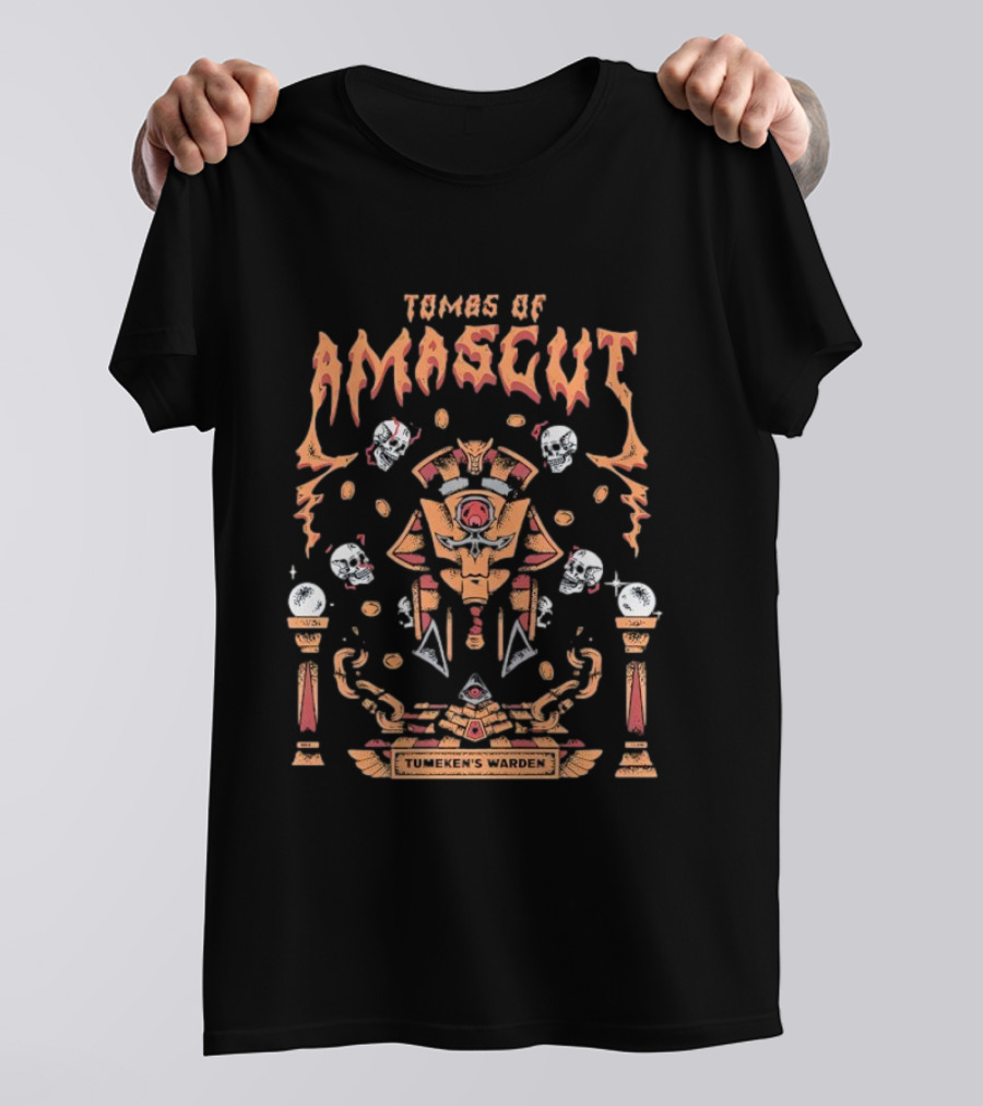Tombs Of Amascut Tumeken's Warden Skulls And Ancient Symbols T-Shirt