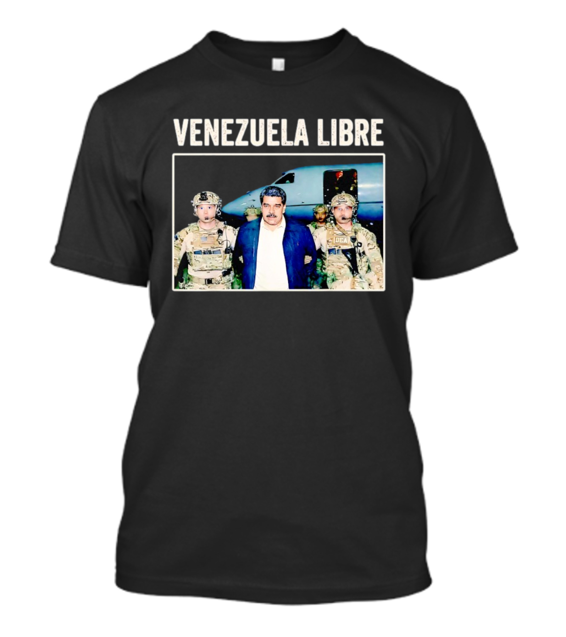 Venezuela Libre Nicolas Maduro Captured DEA Forces T-Shirt