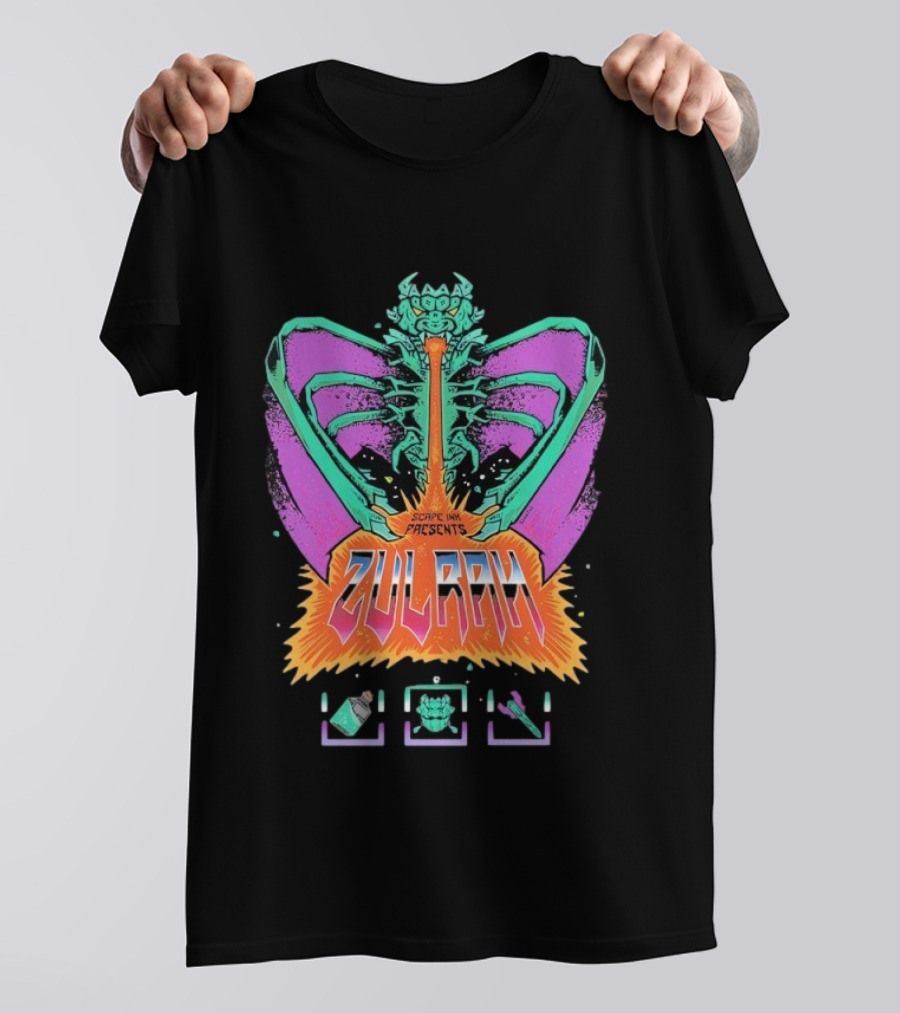 Zulrah Scape Ink Presents Retro Color Burst T-Shirt
