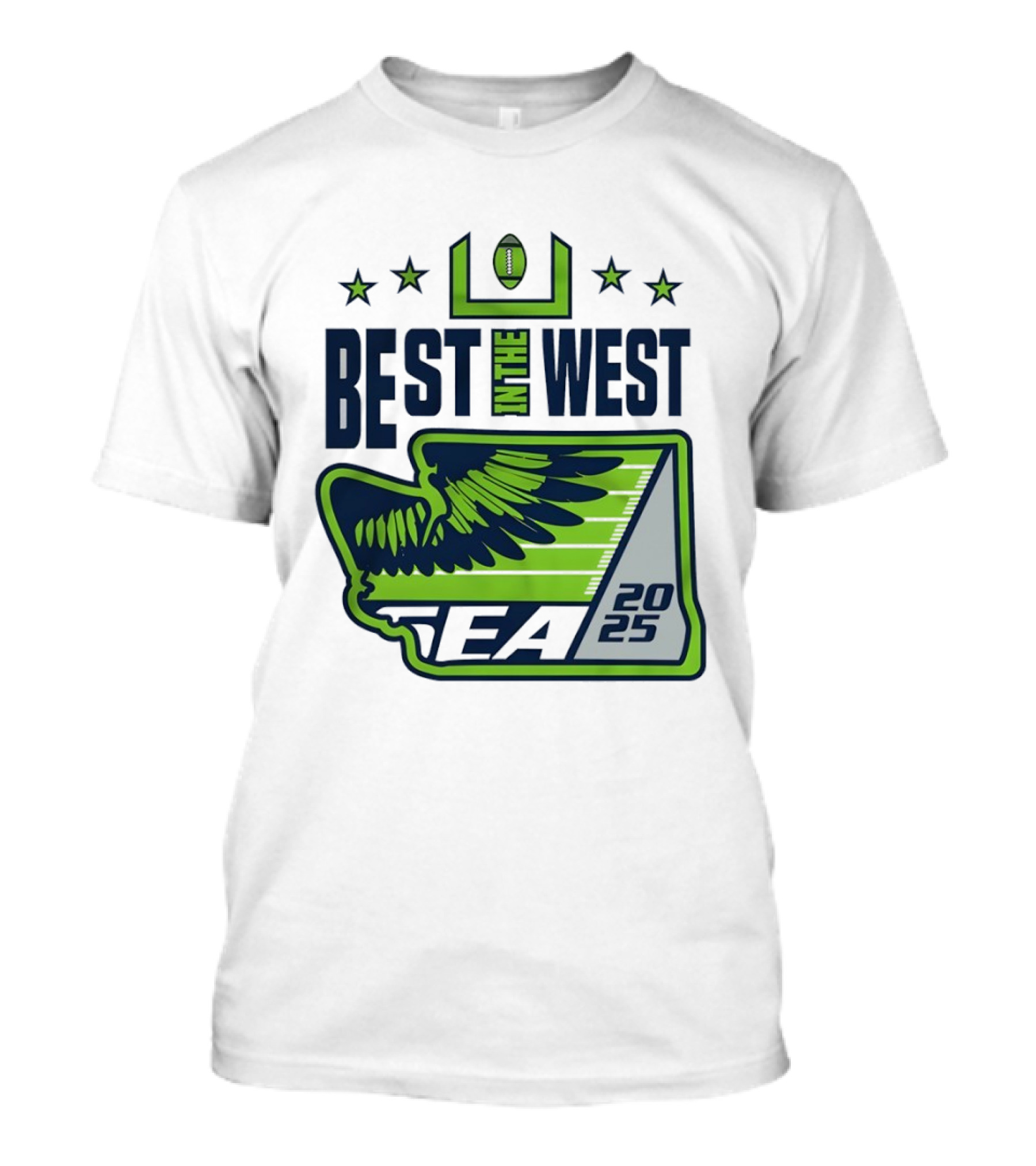 Seattle Seahawks Best In The West 2025 NFC Champions T-Shirt