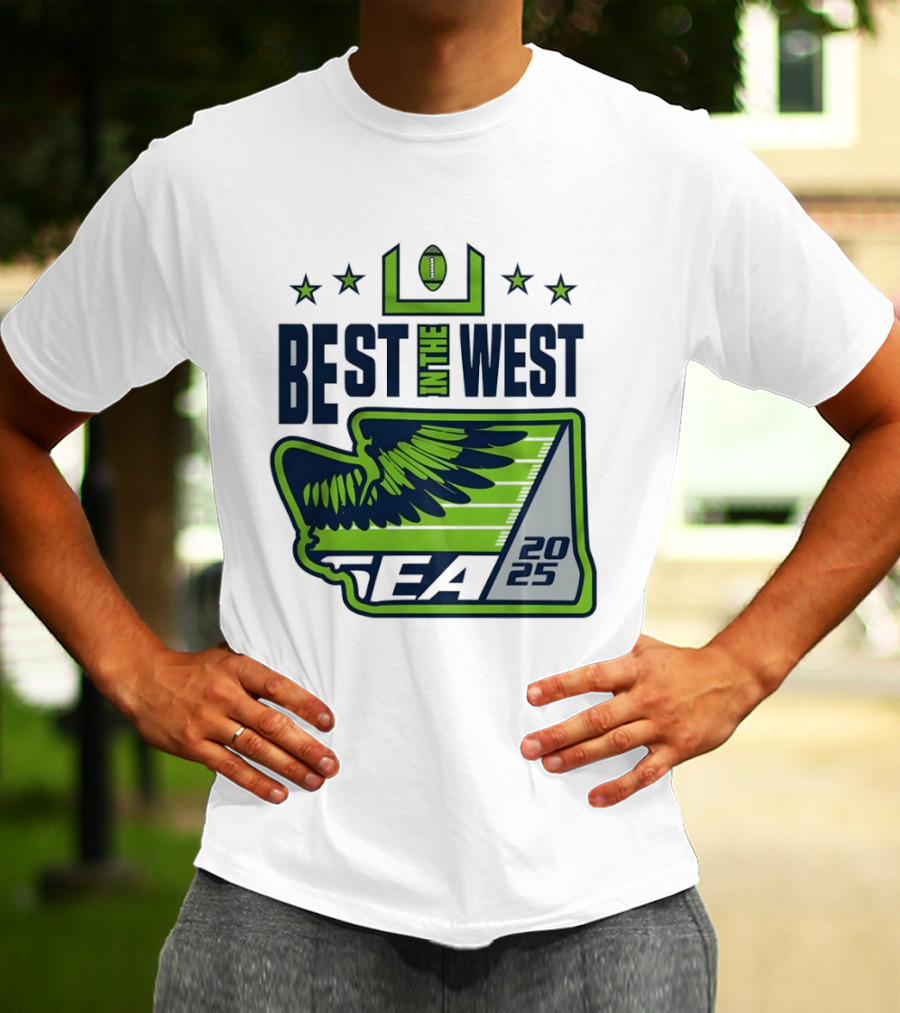 Seattle Seahawks Best In The West 2025 NFC Champions T-Shirt