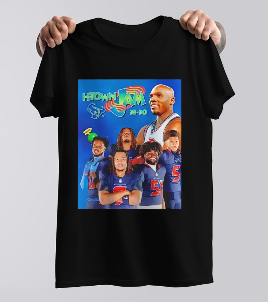 H Town Jam 30 30 Houston Texans Space Jam 2026 T-Shirt