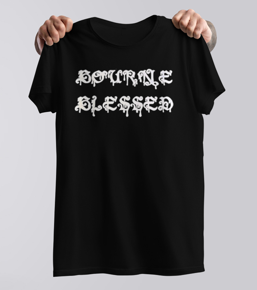 Bourne Blessed Dripping Gothic T-Shirt