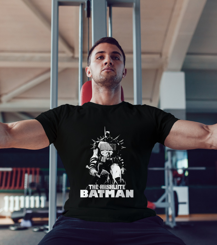 The Absolute Batman Spiked Suit Warrior With Bat Helmets T-Shirt