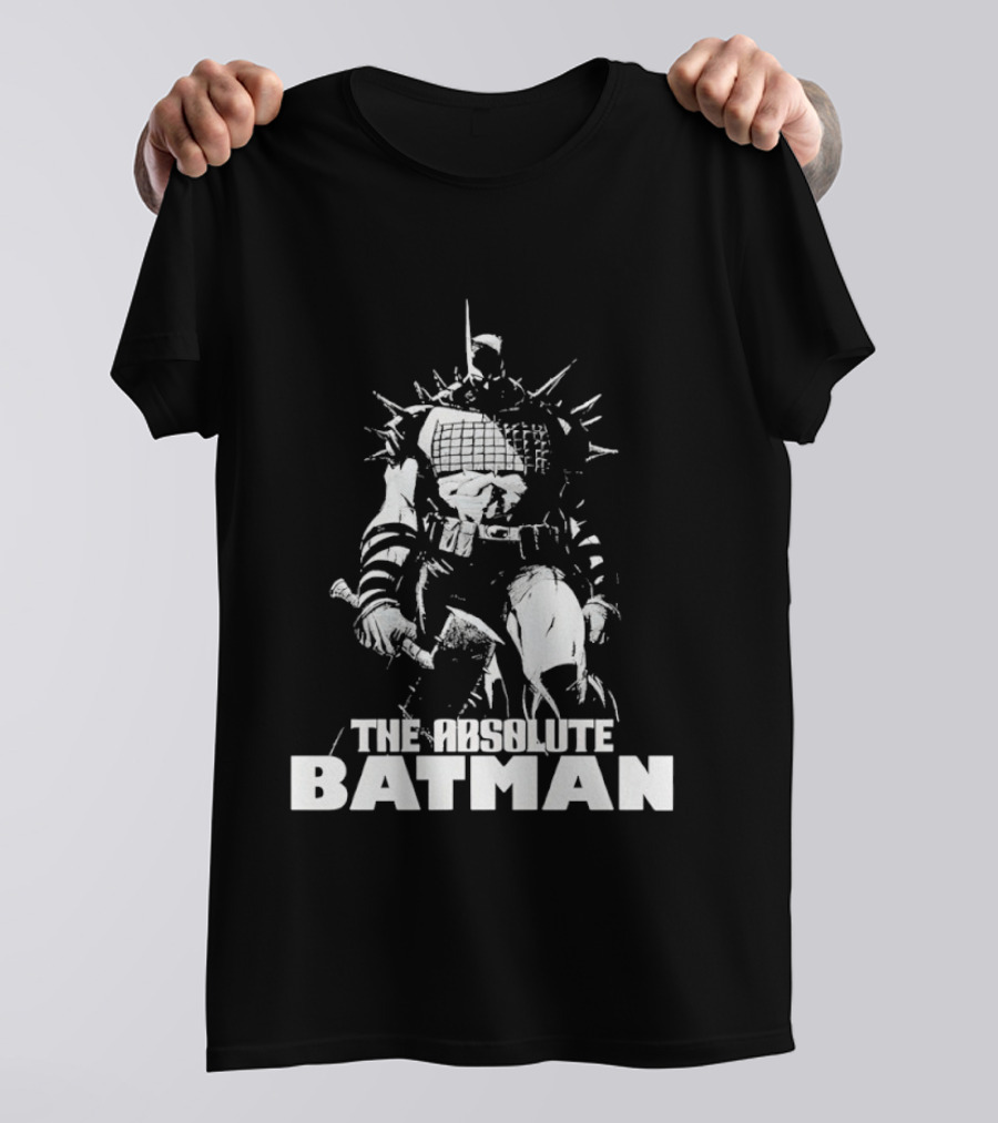 The Absolute Batman Spiked Suit Warrior With Bat Helmets T-Shirt