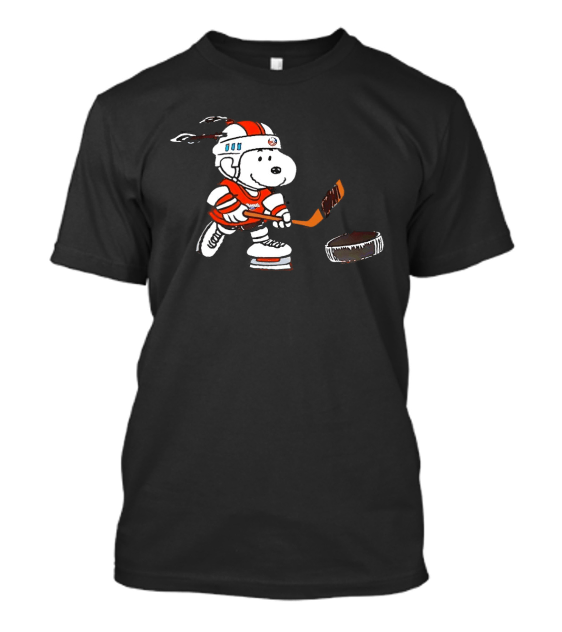 New York Islanders Peanuts Snoopy Hockey Night 2026 T-Shirt