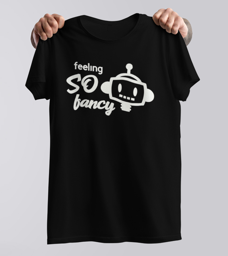 Feeling So Fancy Robot Iconic T-Shirt
