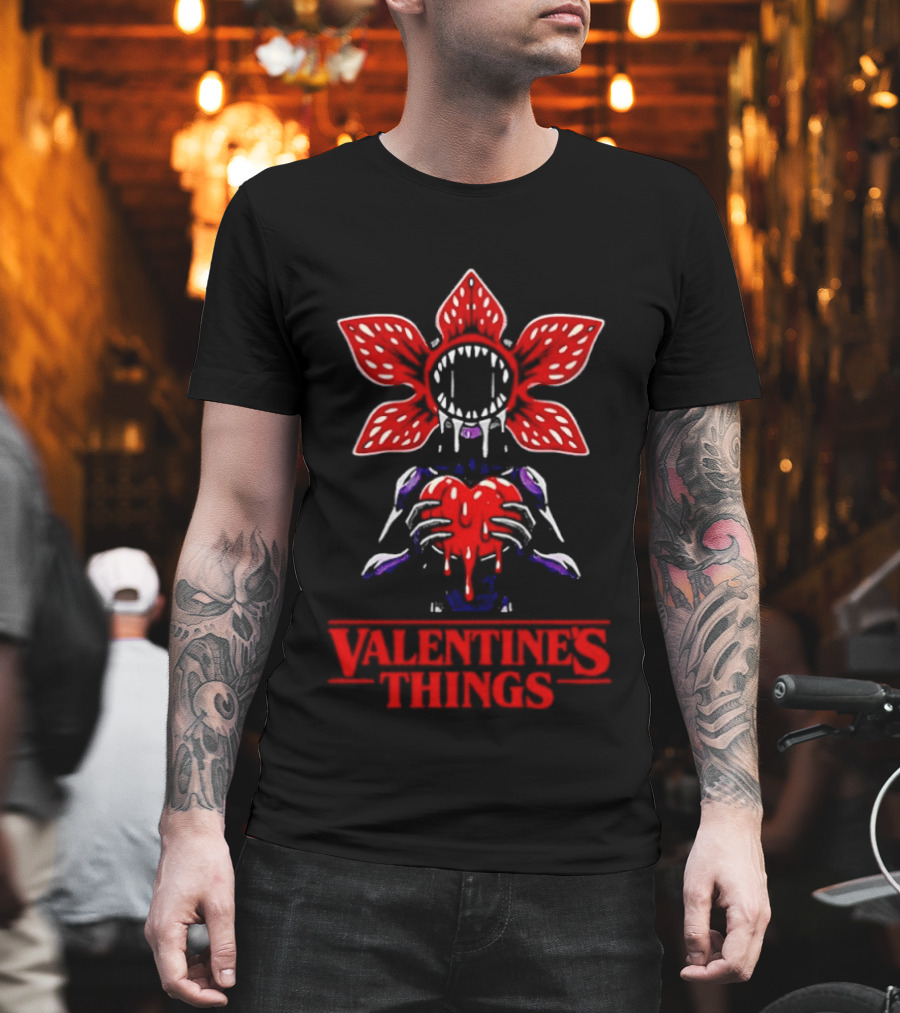 Valentine’s Things Style Stranger Things T-Shirt